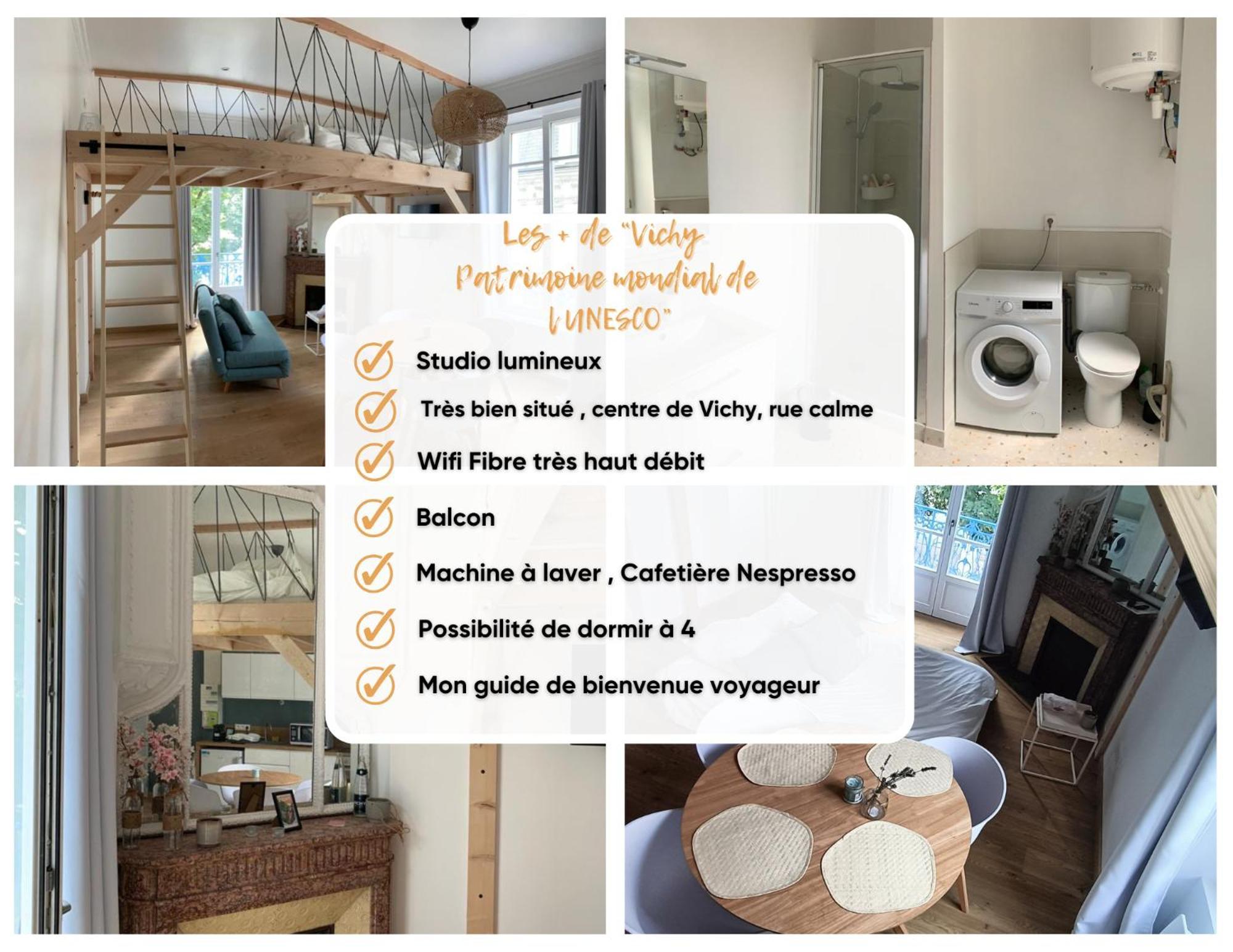 Studio Vichy Patrimoine Mondial Villa Marie Celine Екстериор снимка